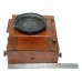 View camera vintage film antique wooden LUC shutter bellows